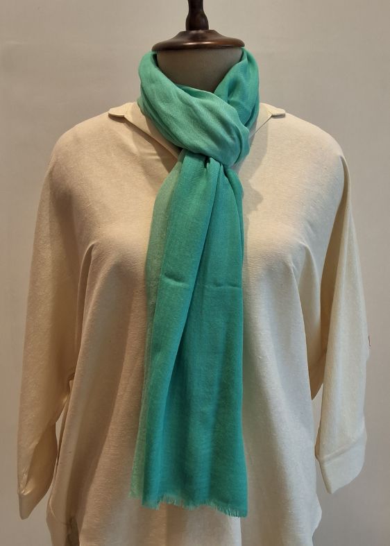 Green Shaded Cashmersilk Stole