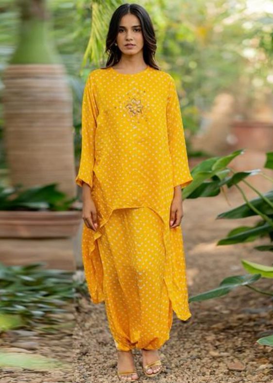 Yellow salwar Kurta set