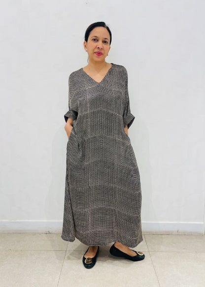 Tbody ajrakh triangle print dress