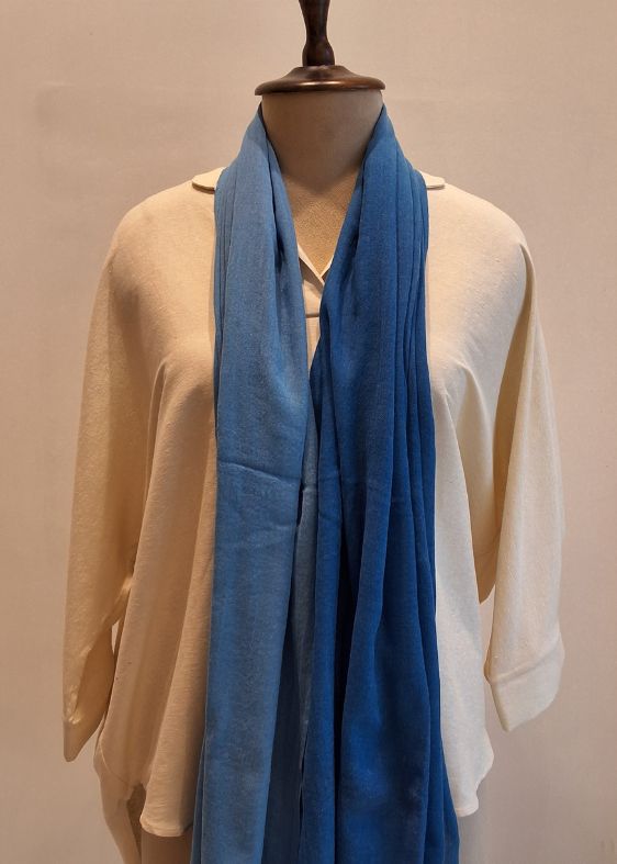 Blue shades Cashmersilk Stole