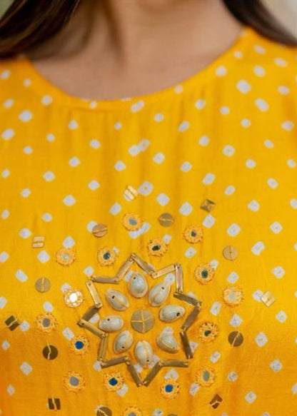 Yellow salwar Kurta set