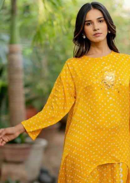 Yellow salwar Kurta set