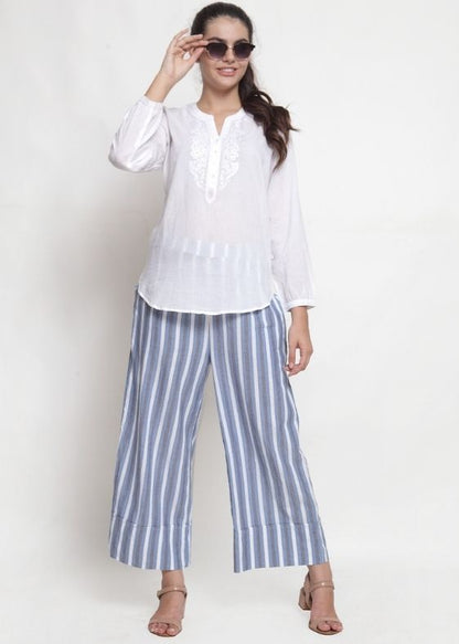 Blue Stripe Pant