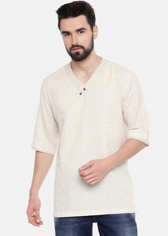 Cotton Flex Short Kurta - MMSK064