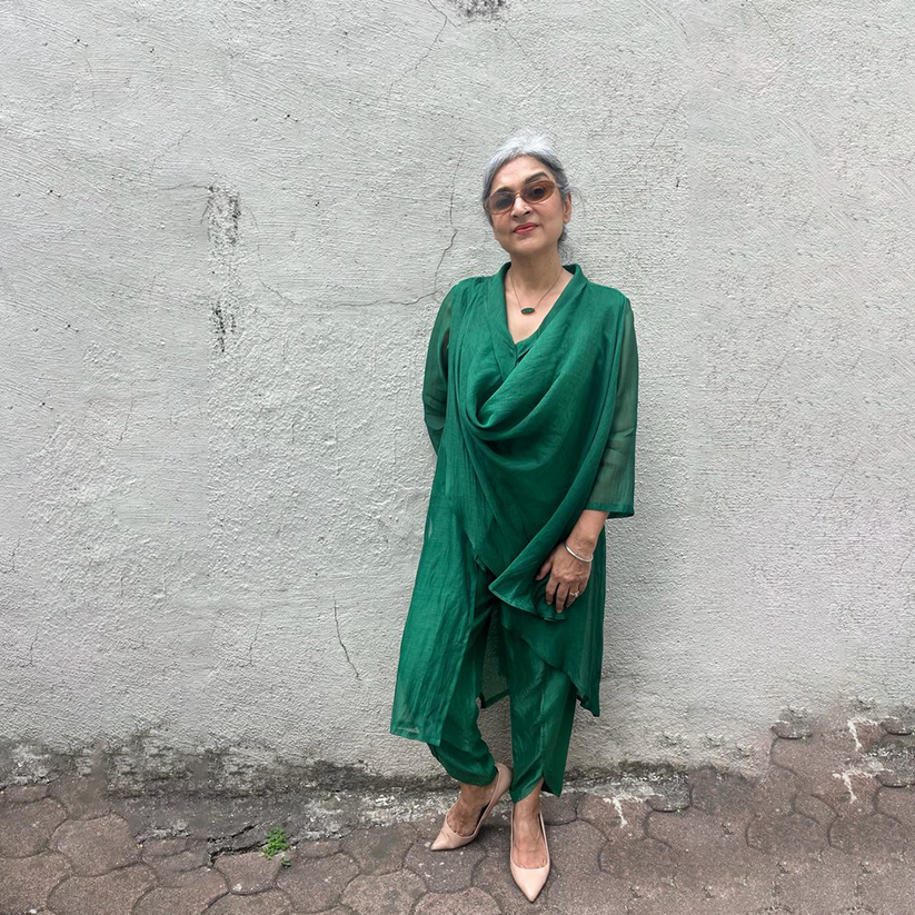 Green Bones Top and Dhoti Pant